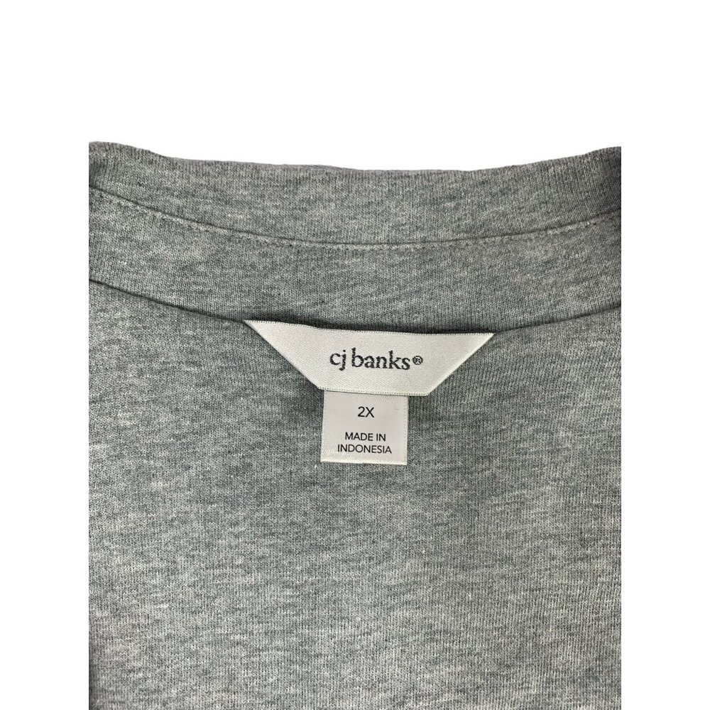 CJ Banks Women's Light Grey Jacket - Picture 3 of 7
